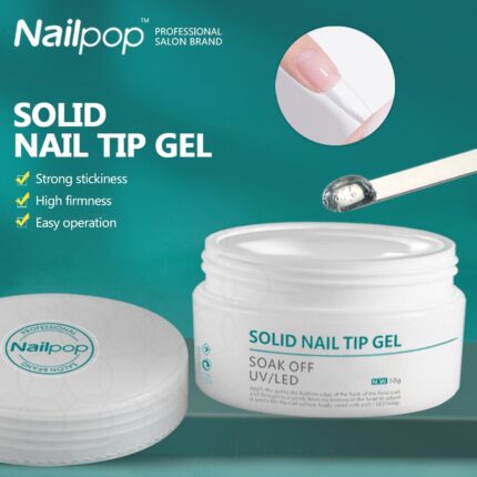 10ml Easy Stick Solid Nail Patch Gel Gummy Adhesive Bond UV Glue Stick
