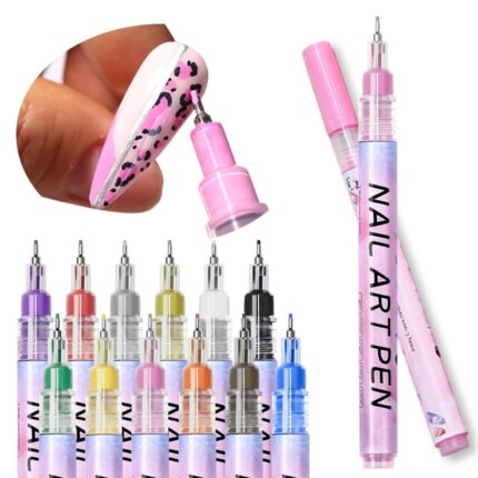 10/12/16Pcs Nail Art Gel Pen Set