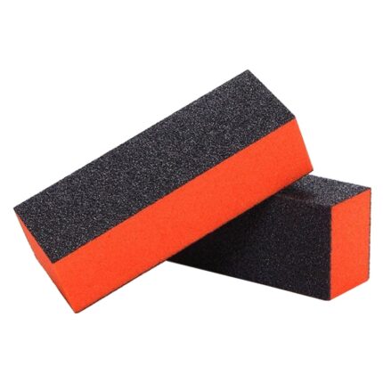 10 Pcs Orange Nail Art Shiner Buffing Blocks