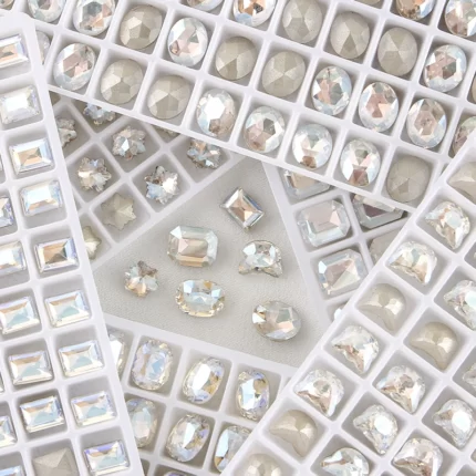 10pcs Glitter Nail Crystals - Rhinestone Accessories
